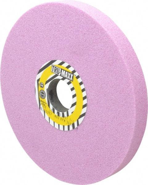 Tru-Maxx - 7" Diam x 1-1/4" Hole x 3/4" Thick, I Hardness, 46 Grit Surface Grinding Wheel - Aluminum Oxide, Type 5, Coarse Grade, 3,600 Max RPM, Vitrified Bond, One-Side Recess - Caliber Tooling