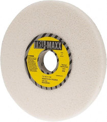 Tru-Maxx - 7" Diam x 1-1/4" Hole x 1/2" Thick, H Hardness, 46 Grit Surface Grinding Wheel - Aluminum Oxide, Type 1, Coarse Grade, 3,600 Max RPM, Vitrified Bond, No Recess - Caliber Tooling