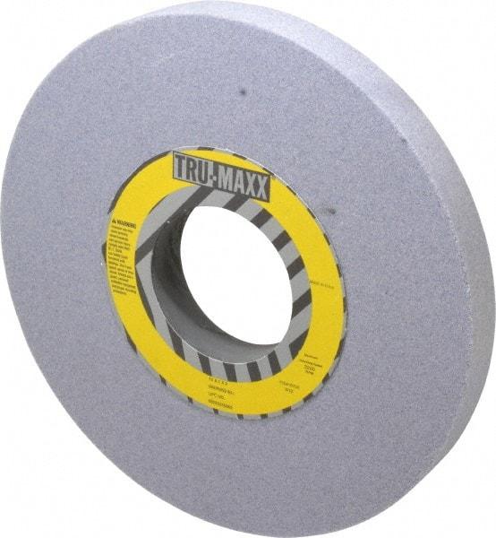 Tru-Maxx - 10" Diam x 3" Hole x 1" Thick, I Hardness, 60 Grit Surface Grinding Wheel - Aluminum Oxide, Type 1, Medium Grade, 3,250 Max RPM, Vitrified Bond, No Recess - Caliber Tooling