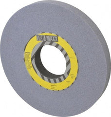 Tru-Maxx - 10" Diam x 3" Hole x 1" Thick, K Hardness, 60 Grit Surface Grinding Wheel - Aluminum Oxide, Type 1, Medium Grade, 3,250 Max RPM, Vitrified Bond, No Recess - Caliber Tooling