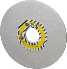 Tru-Maxx - 6" Diam x 1-1/4" Hole x 1/4" Thick, K Hardness, 60 Grit Surface Grinding Wheel - Aluminum Oxide, Type 1, Medium Grade, 5,410 Max RPM, Vitrified Bond, No Recess - Caliber Tooling