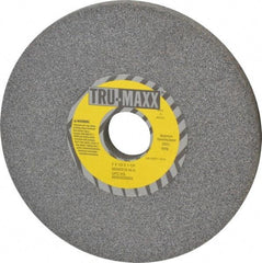 Tru-Maxx - 7" Diam x 1-1/4" Hole x 1/2" Thick, K Hardness, 46 Grit Surface Grinding Wheel - Aluminum Oxide, Type 1, Coarse Grade, 3,600 Max RPM, Vitrified Bond, No Recess - Caliber Tooling