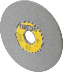 Tru-Maxx - 7" Diam x 1-1/4" Hole x 1/4" Thick, K Hardness, 80 Grit Surface Grinding Wheel - Aluminum Oxide, Type 1, Medium Grade, 3,600 Max RPM, Vitrified Bond, No Recess - Caliber Tooling