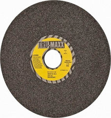 Tru-Maxx - 8" Diam x 1-1/4" Hole x 1/4" Thick, H Hardness, 46 Grit Surface Grinding Wheel - Aluminum Oxide, Type 1, Coarse Grade, 3,105 Max RPM, Vitrified Bond, No Recess - Caliber Tooling