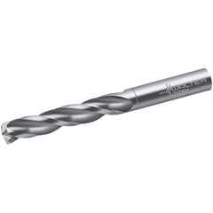 Walter-Titex - 3.6mm 150° Spiral Flute Solid Carbide Screw Machine Drill Bit - Caliber Tooling