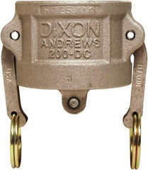 Dixon Valve & Coupling - 6" Aluminum Cam & Groove Suction & Discharge Hose Dust Cap For Use with Adapters - Part DC, 75 Max psi - Caliber Tooling