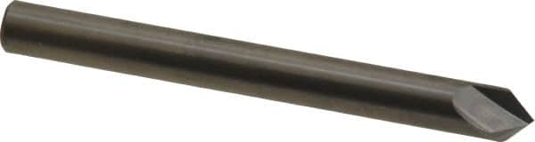 Made in USA - 1/4" Body Diam, 90°, 2-1/2" OAL, Solid Carbide Spotting Drill - Caliber Tooling