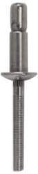 RivetKing - Size 810 Dome Head Stainless Steel Structural with Locking Stem Blind Rivet - Stainless Steel Mandrel, 0.35" to 5/8" Grip, 0.525" Head Diam, 0.261" to 0.276" Hole Diam, 0.81" Length Under Head, 1/4" Body Diam - Caliber Tooling