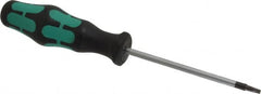 Wera - T10 Torx Driver - 3-5/32" Blade Length, 6-11/32" OAL, Ergonomic Handle - Caliber Tooling