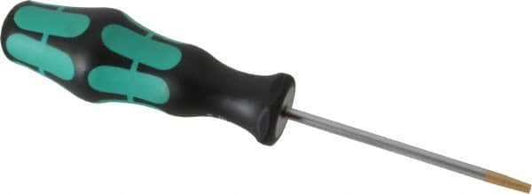 Wera - T15 Torx Driver - 3-5/32" Blade Length, 7" OAL, Ergonomic Handle - Caliber Tooling