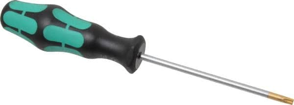 Wera - T20 Torx Driver - 3-15/16" Blade Length, 7-25/32" OAL, Ergonomic Handle - Caliber Tooling