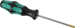 Wera - T25 Torx Driver - 3-15/16" Blade Length, 8-5/64" OAL, Ergonomic Handle - Caliber Tooling