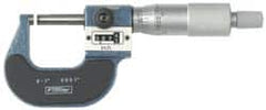 Fowler - 2 to 3" Range, 0.0001" Graduation, Mechanical Outside Micrometer - Ratchet Stop Thimble, Accurate to 0.0001", Digital Counter - Caliber Tooling