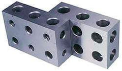 Suburban Tool - 0.0001 Squareness Per Inch, Hardened Steel, 1-2-3 Block with 11 Hole Setup Block - 5/16 - 18 Inch Tapped Hole Size, Sold As Matched Pair - Caliber Tooling