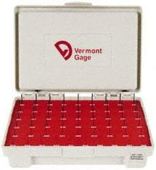 Vermont Gage - 55 Piece, 0.006-0.06 Inch Diameter Plug and Pin Gage Set - Minus 0.0002 Inch Tolerance, Class ZZ - Caliber Tooling