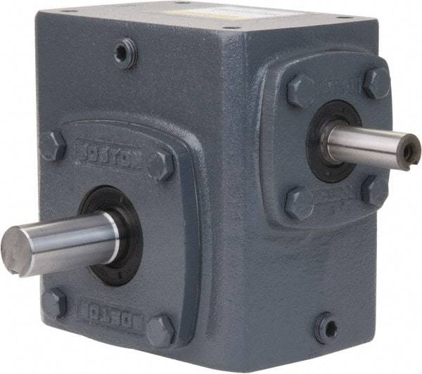 Boston Gear - 1.33 Centerline Distance, 5:1, 350 RPM Output, 1.39 Input Horsepower, 235 Lbs. Max Torque, Speed Reducer - Single Shaft Left - Caliber Tooling