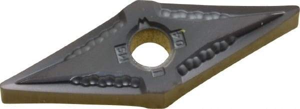 Kennametal - VNMG331 MS Grade KC5025 Carbide Turning Insert - TiAlN Finish, 35° Diamond, 3/8" Inscr Circle, 3/16" Thick, 1/64" Corner Radius - Caliber Tooling