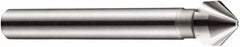 DORMER - 10mm Shank Diam, 3 Flute 90° High Speed Steel Countersink - Caliber Tooling