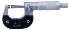 Value Collection - 8 to 9" Range, 0.0001" Graduation, Mechanical Outside Micrometer - Ratchet Stop Thimble - Caliber Tooling