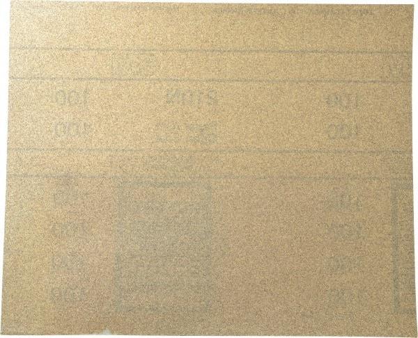 3M - 100 Grit, Aluminum Oxide Sanding Sheet - 11" Long x 9" Wide, Fine Grade, A Weighted Paper Backing - Caliber Tooling