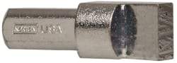 Norton - 2A-E, 7/16" Shank Diam Multi-Point Diamond Dresser - 1/2" Long x 3/8" Thick Head - Caliber Tooling