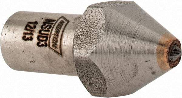 Norton - 1/3 Carat Single Point Diamond Dresser - 1-7/16" Long x 7/16" Shank Diam, 5/8" Diam Head - Caliber Tooling