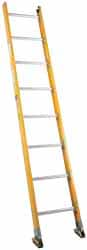 Made in USA - 16' High, Type IA Rating, Fiberglass Extension Ladder - Caliber Tooling