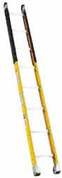 Made in USA - 14' High, Type IA Rating, Fiberglass Extension Ladder - Caliber Tooling