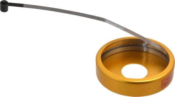 Made in USA - 0.001 Inch Graduation, 2 to 24 Inch Measurement, Spring Steel Diameter Tape Measure - 1/2 Inch Wide, 0.01 Inch Thick - Caliber Tooling