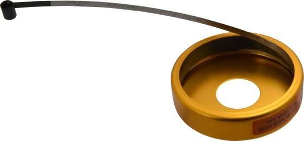 Made in USA - 0.001 Inch Graduation, 24 to 48 Inch Measurement, Spring Steel Diameter Tape Measure - 1/2 Inch Wide, 0.01 Inch Thick - Caliber Tooling