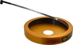 Made in USA - 0.001 Inch Graduation, 120 to 132 Inch Measurement, Spring Steel Diameter Tape Measure - 1/2 Inch Wide, 0.01 Inch Thick - Caliber Tooling