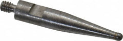 SPI - 0.04" Ball Diam, Carbide, Ball Test Indicator Contact Point - 1/2" Contact Point Length, Use with Brown & Sharpe Test Indicators - Caliber Tooling