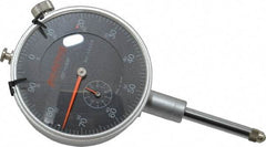 Peacock - 1" Range, 0-100 Dial Reading, 0.001" Graduation Dial Drop Indicator - 2-3/64" Dial, 0.002" Accuracy, Revolution Counter - Caliber Tooling