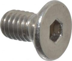 Value Collection - M4x0.70 Metric Coarse Hex Socket Drive, 90° Flat Screw - Grade 18-8 & Austenitic A2 Stainless Steel, Uncoated, Fully Threaded, 8mm OAL - Caliber Tooling