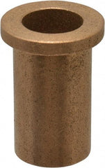 Boston Gear - 5/8" Inside x 13/16" Outside Diam, Oil Impregnated Bronze Sleeve Bearing - 1-1/16" Flange Outside Diam, 5/32" Flange Thickness, 1-1/2" OAL - Caliber Tooling