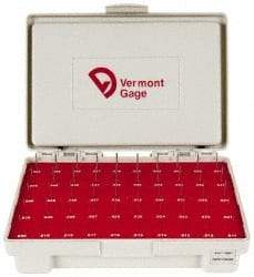 Vermont Gage - 125 Piece, 14 to 16.48mm Diameter Plug & Pin Gage Set - Plus 0.005mm Tolerance, Class ZZ - Caliber Tooling