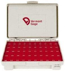 Vermont Gage - 125 Piece, 14 to 16.48mm Diameter Plug & Pin Gage Set - Plus 0.005mm Tolerance, Class ZZ - Caliber Tooling