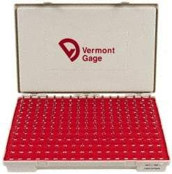 Vermont Gage - 190 Piece, 0.061-0.25 Inch Diameter Plug and Pin Gage Set - Plus 0.0002 Inch Tolerance, Class ZZ - Caliber Tooling