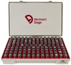 Vermont Gage - 125 Piece, 0.626-0.75 Inch Diameter Plug and Pin Gage Set - Minus 0.0002 Inch Tolerance, Class ZZ - Caliber Tooling