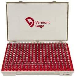 Vermont Gage - 250 Piece, 0.2515-0.5005 Inch Diameter Plug and Pin Gage Set - Minus 0.0002 Inch Tolerance, Class ZZ - Caliber Tooling