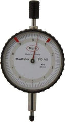 Mahr - 10mm Range, 0-10 Dial Reading, 0.1mm Graduation Dial Drop Indicator - 50mm Dial - Caliber Tooling