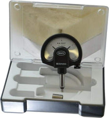 Mahr - 0.0001 Inch Graduation, Accuracy Up to 0.0001 Inch, 0.002 Inch Max Measurement, Dial Comparator Gage - 1 N Force, 0.11 Inch Overtravel, White - Caliber Tooling