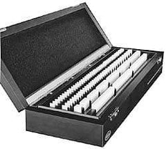 Mahr - 111 Piece, 0.5 to 100mm, Grade 2, Ceramic Gage Block Set - Rectangular - Caliber Tooling