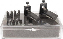 SPI - 0.03 to 9/32" Capacity, 90° Angle, V-Block - Includes 2 Super Wee Blocks, 5 Upper Prisms, Bridges, Fitted Case, Sold as 2 Block Set - Caliber Tooling