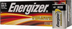 Energizer - Size 9V, Alkaline, 12 Pack, Standard Battery - 9 Volts, Miniature Snap Terminal, 6LR61, ANSI, IEC Regulated - Caliber Tooling