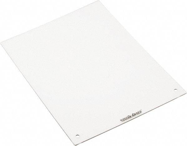 PRO-SAFE - Polycarbonate Flat Shield - 12" Wide x 16" Long x 1/8" Thick, Magnetic Base, For General Purpose Use - Caliber Tooling