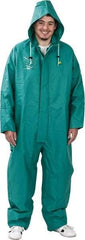 OnGuard - Size L, Green, Chemical Coverall - 1 Pocket, Open Ankle, Open Wrist - Caliber Tooling