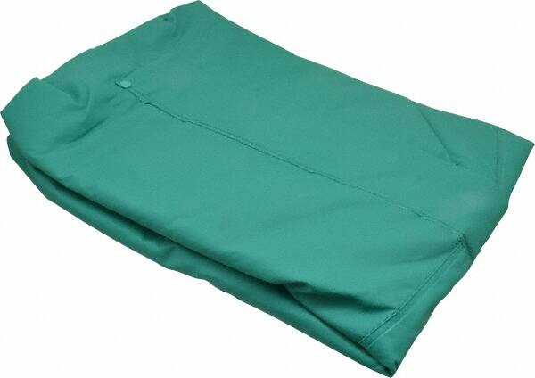 OnGuard - Size 4XL, Green, Chemical Coverall - 1 Pocket, Open Ankle, Open Wrist - Caliber Tooling