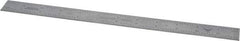 PEC Tools - 12" Long, 1/100, 1/64, 1/32, 1/10" Graduation, Rigid Steel Rule - 5R Graduation Style, 1" Wide, Silver, Satin Chrome Finish - Caliber Tooling