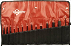 Mayhew - 14 Piece Punch & Chisel Set - 1/4 to 3/4" Chisel, 3/32 to 3/8" Punch, Round Shank - Caliber Tooling